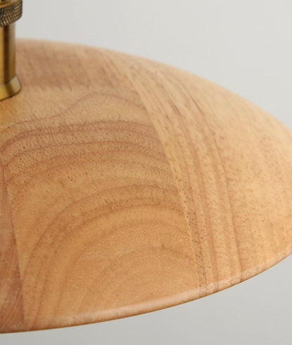 Nordic Solid Wood Lamp Restaurant Chandelier Single Head Art