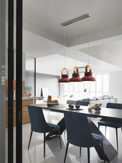 Nordic Loft LED Iron Pendant Lights Restaurant Room Bedroom Simple Hanging Lamp Home Indoor Kitchen art de pendant lamp Lighting
