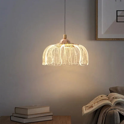 Nordic Lustre LED Pendant Lamp Modern Art Hanging Light Indoor Ceiling Lighting for Home Living Room Bedroom Bedside Decor