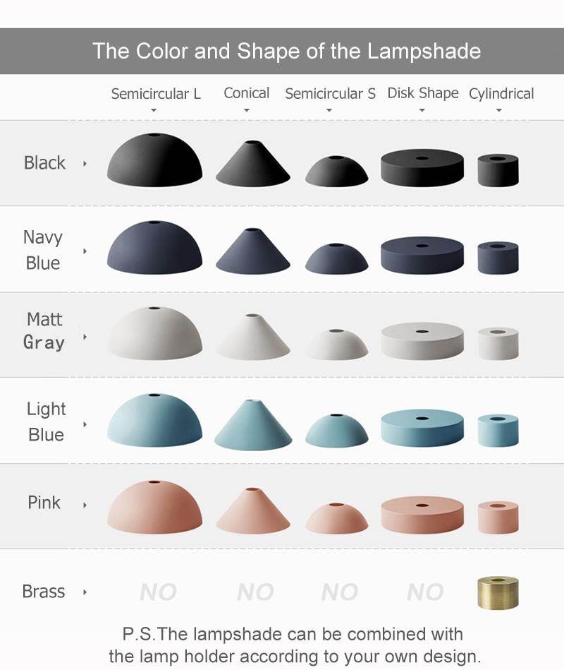 Nordic Simple Bar Hanging Lamp Colored Pendant Light Restaurant, Bedroom, Bedside Lights, Modern Art And Creative Lighting