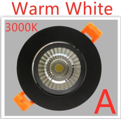 Led Downlight Dimmable lamp 3w 5w 7W 12w 15w 20w  30w 40w cob led spot 220V/110V ceiling recessed downlights round panel light