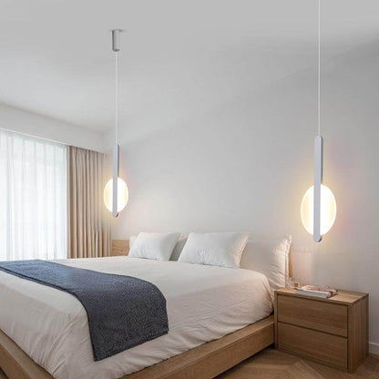 Modern Led Pendant Lights For Dinning Room Bedside Bar Home Deco Pendant Lamp Fixtures White/Black Color