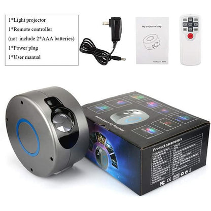 Star Projector Laser Galaxy Starry Sky Projector  LED Night Light with Remote Night Star Projector with 15 Mode Lighting Shows for For Bedroom and Party Decoration
