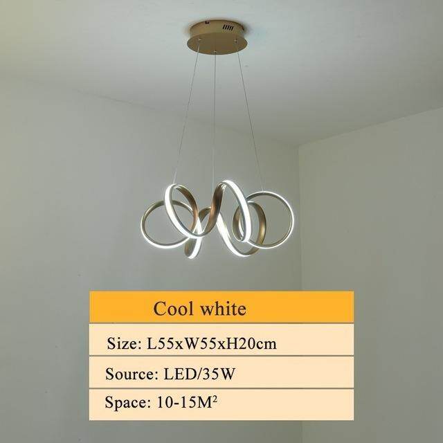 Modern LED Pendant Light For Living Room Dining Room Kitchen Hanging Lamp Aluminum Alloy Led Pendant Lamp Hang Lamp