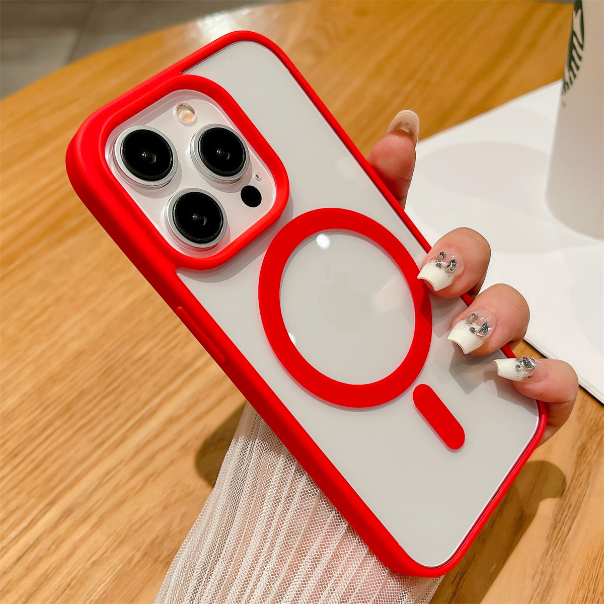 Luxury Shockproof For Magsafe Wireless Charge Case for iPhone 17 16 15 14 13 12 11 Pro Max XR Air Clear Magnetic Bumper Cover