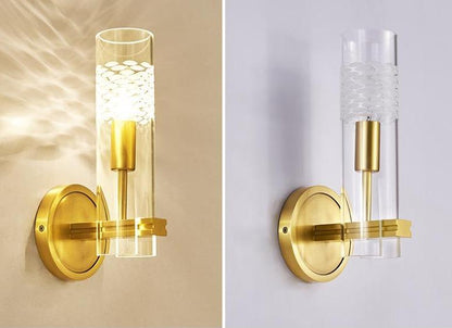 Light Luxury New Study Room Bedside Corridor Full Copper Wall Lamp
