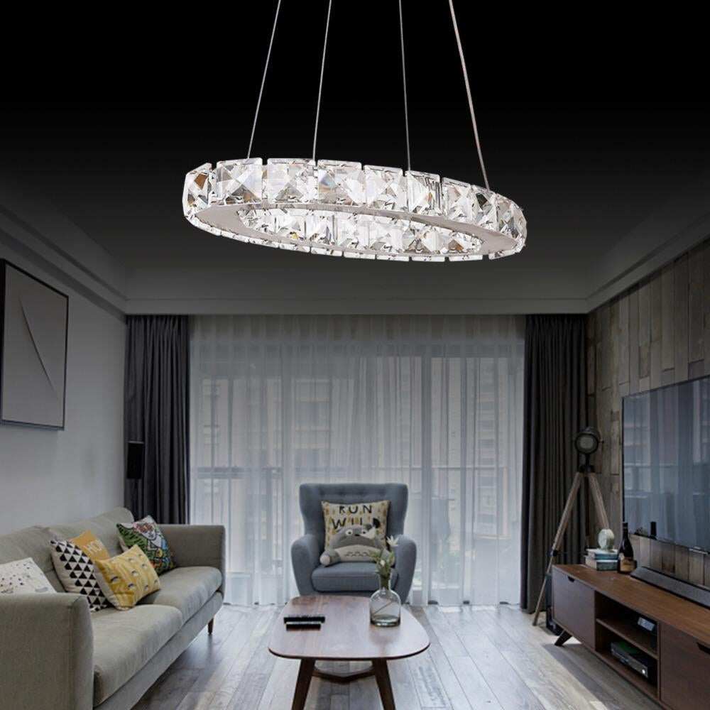 30/40/50 CM LED Pendant Lights Modern LED Crystal Lamp For Living Room Restaurant Lamp LED Crystal Hanging Lamp