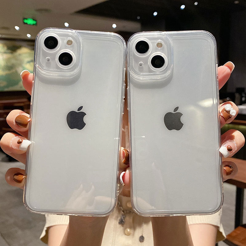 Transparent Hard Back Cover Luxury Shockproof Clear Phone Case For iPhone 16 15 14 13 12 11 Pro Max X XR XS XS Max 6S 7 8 Plus