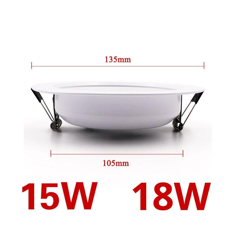 LED Downlight  Spot LED downlight Dimmable 5W 7W 9W 12W 15W Recessed in LED Ceiling Downlight Light Cold Warm white  Lamp