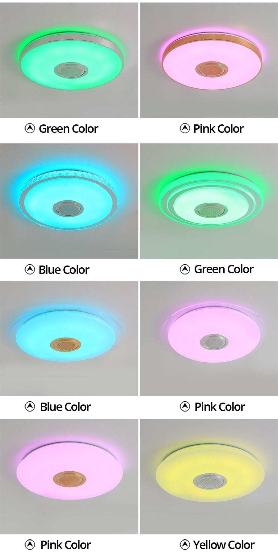Music LED ceiling Lights RGB APP and Remote control ceiling lamp bedroom 25W 36W 52W living room light lampara de techo
