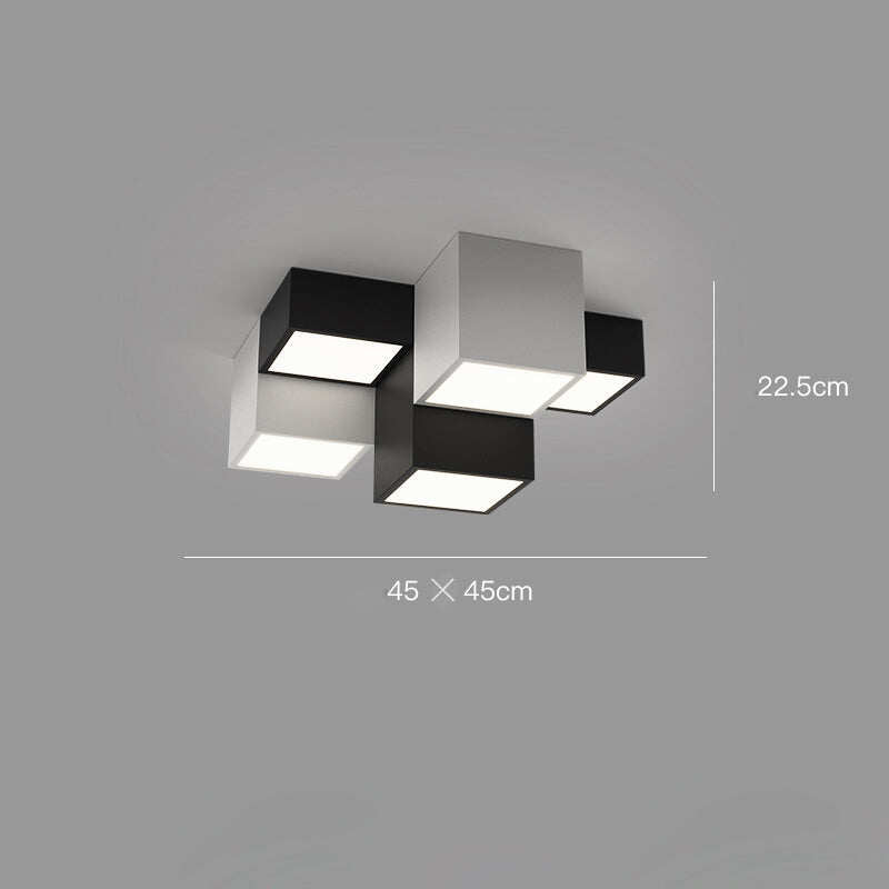 Modern Minimalist Living Room Lamp with No Main Lamp Lighting Creative Combination Ceiling Lamp