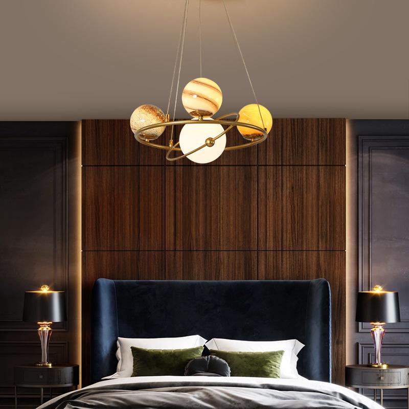 Children's Room Bedroom Eye Protection Boy Girl Creative Restaurant Modern Simple Star Space Wandering Earth Nordic Chandelier