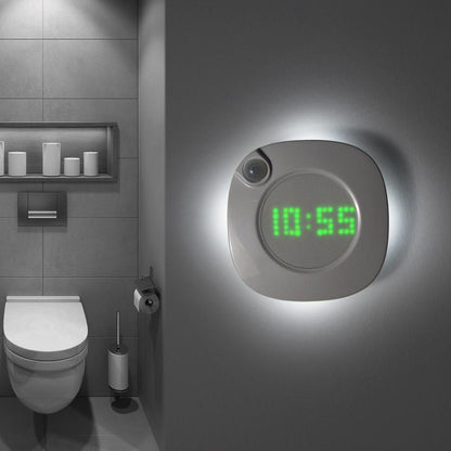 Motion Sensor LED Wall lamp Magnet Indoor Night light With Time Clock For Bathroom Bedroom Corridor Decor Vanity Wall Light
