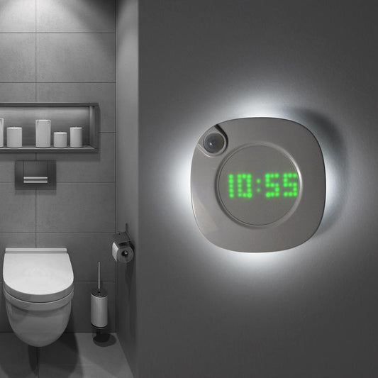 Motion Sensor LED Wall lamp Magnet Indoor Night light With Time Clock For Bathroom Bedroom Corridor Decor Vanity Wall Light