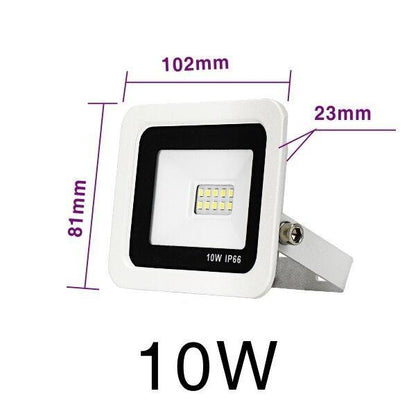 LED Floodlight 10W 20W 30W 50W 100W Warm White Cold White Outdoor Waterproof IP66 Focus Spotlight Courtyard Door Lighting