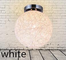 Modern Ceiling Lamp  LED Indoor Light Hemp And iron Pendant 20cm Lamp The Restaurant Shops Bar Corridor Light  Fixture