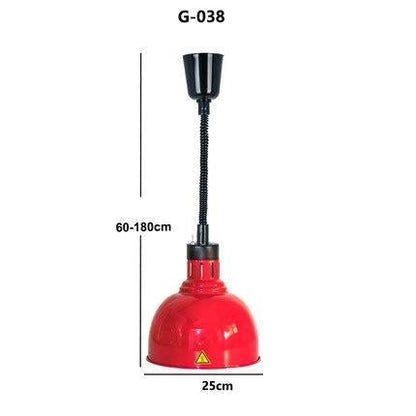 Restaurant Food Insulation Lamp Heating Lamp Commercial Chandelier Single-head Food Insulation Heating Lamp Barbecue Lamp