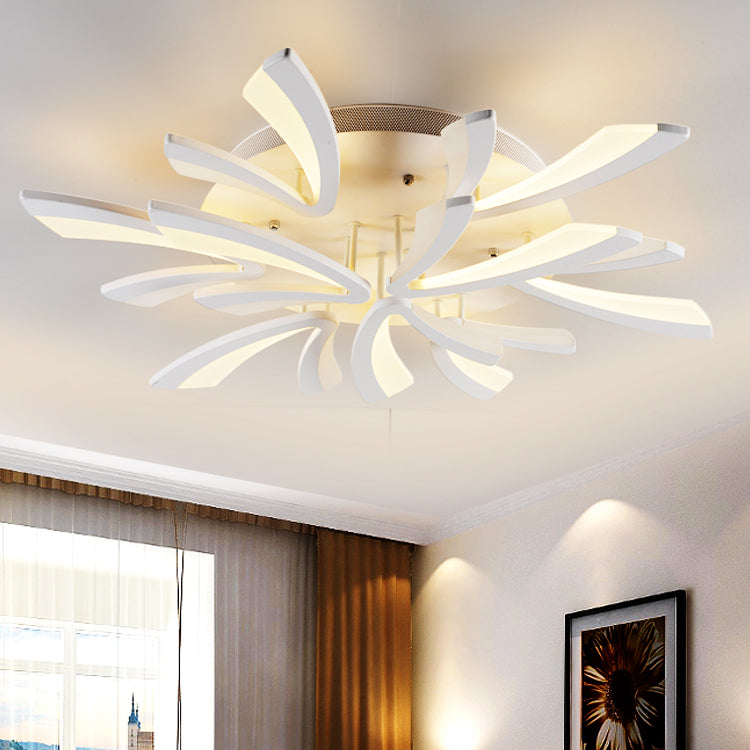 LED Nordic Dimmable Acrylic Alloy LED Lamp.LED Light.Ceiling Lights.LED Ceiling Light.Ceiling Lamp For Bedroom Dinning Room