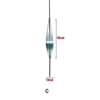 Nordic Art Venice Flow Lake Gradual Glass Chandelier Blue Chromatography Italian Design Lustre Avize Modern Salon