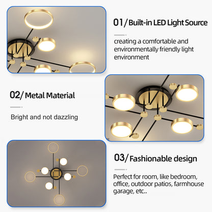 LED Ceiling Hanging Chandelier Lighting Dimmable ceiling lamps Kitchen Dinng Living Room Pendant Light