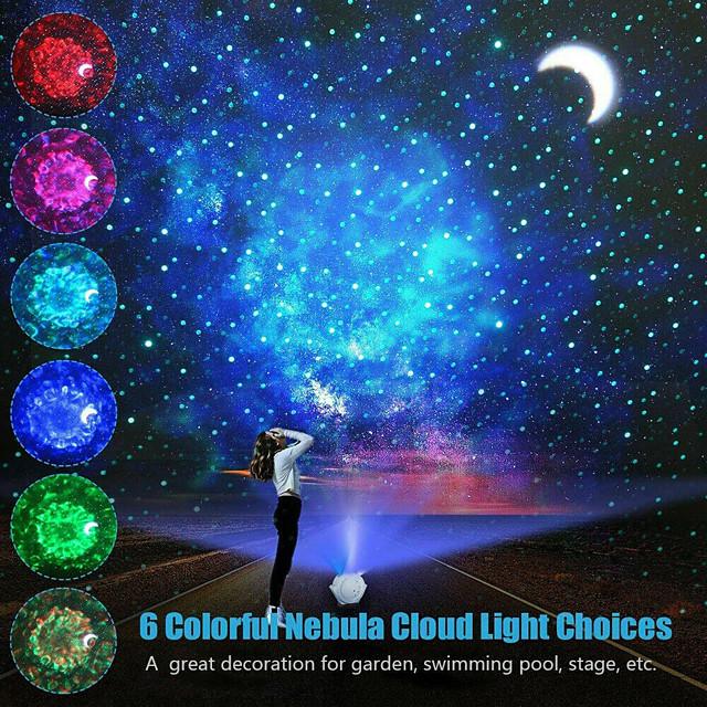 Star Sky Projector  LED Galaxy Night Light Moon Stars Nebula Ocean Lamp Galaxy Projector Rotation Light
