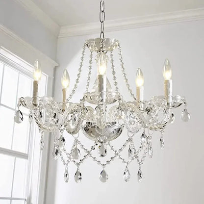 Europe Luxury Chandelier Lights Crystal Chandeliers Decor Loft Living Dining Room Pendant Indoor Lighting