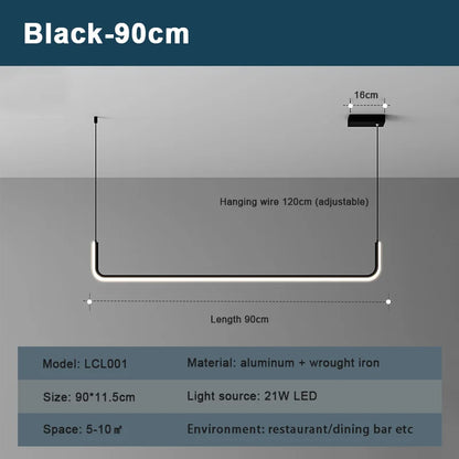 Smart LED Pendant Lights Remote Control Hanging Lights Dining Room Bedroom Living Room Hanging Lamps Led Lighting
