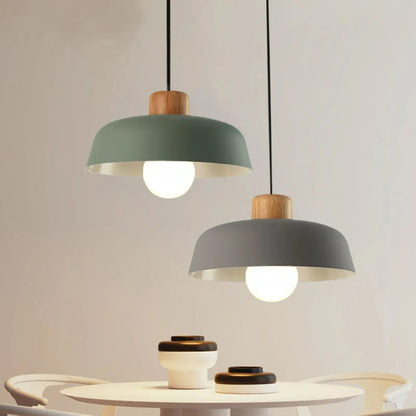 Nordic Pendant Light Macaroon Gray/Green Decorative Hanging Lamps For Living Room Bedroom Restaurant Simple Indoor Home Lighting