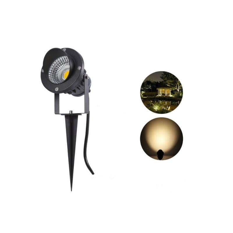 LED COB Garden lighting 3W 5W 12W Outdoor Spike Lawn Lamp Waterproof Lighting Led Light Garden Path Spotlights