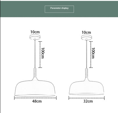 Nordic LED Modern Pendant Lights Living Room Home Decoration Iron Kitchen Dinning Room Hanging Lamps