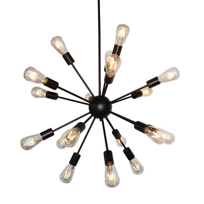 Vintage Industrial Loft Pendant Light 8/12/16/18 Heads Sputnik Pendant Lamp Restaurant Bar Lights