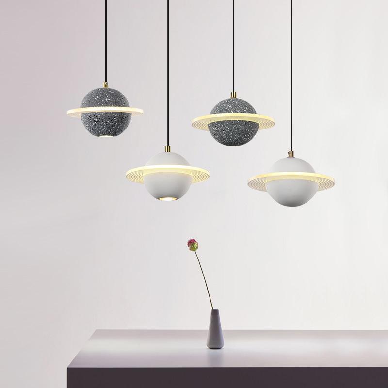 Planet Chandelier Creative Personality Restaurant Bar Simple Bedside Lamp