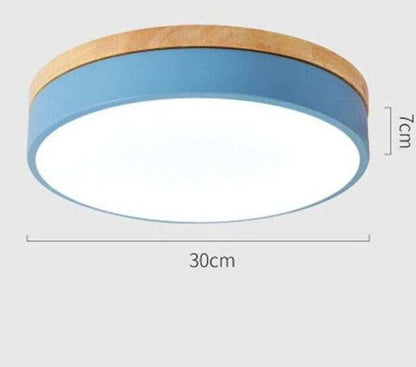 LED Ceiling Lamp Round 5cm Super Thin Surface Mounted Ceiling Light Living Room Bedroom Kitchen Macaroon Ceiling Hotel Lighting