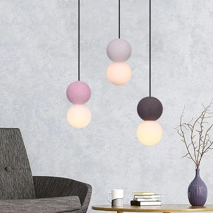 Nordic Cement Hanging Lamp Modern Simplicity Pendant Lamp LED G9 For Cafe Living Room Bedroom Bedside Bar Pendant Lights