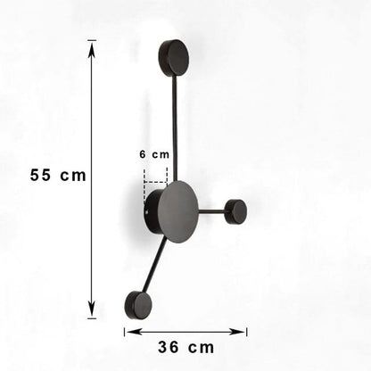 Postmodern wall lamp simple led living room wall lamp bedroom bedside creative aisle hotel exhibition hall corridor lighting