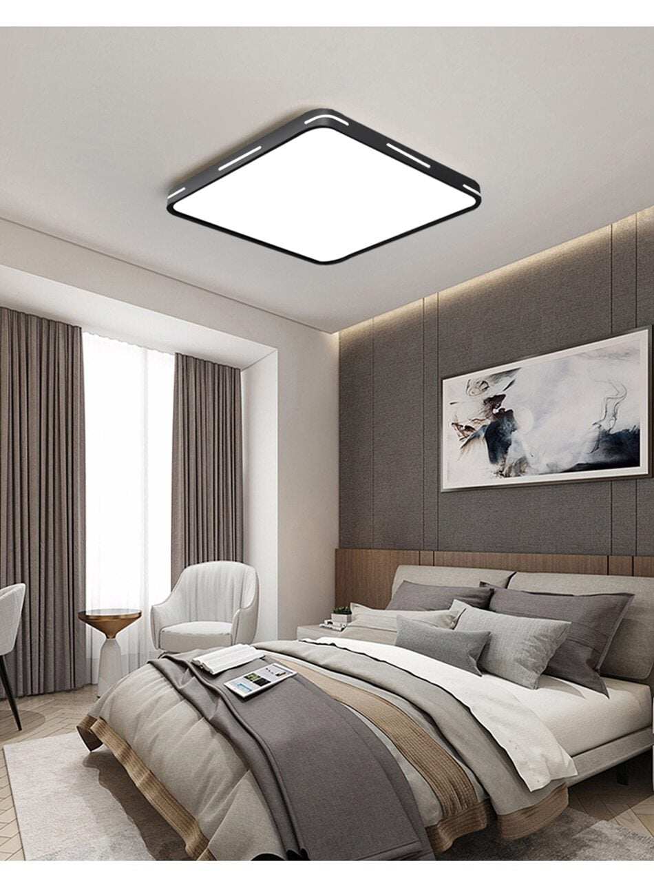 Modern LED Ceiling Light Lamp Lighting Fixture Surface Mount Flush Remote Control Dimmable 18W 48W Living Room Bedroom Balcony