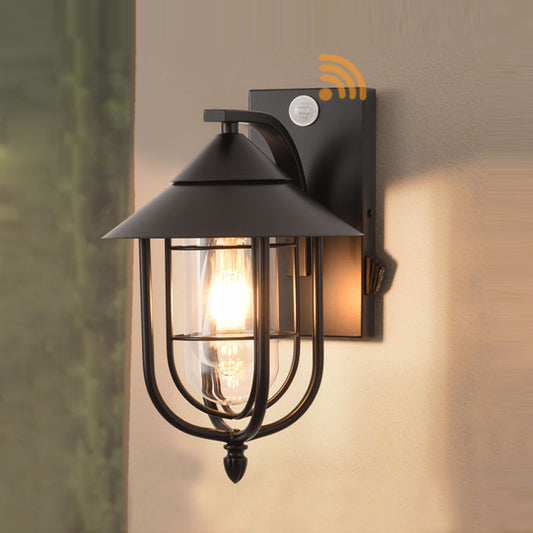 Motion Sensor Outdoor wall lamp LED Waterproof with toggle button wall light Vintage Porch Villa Courtyard Garden
