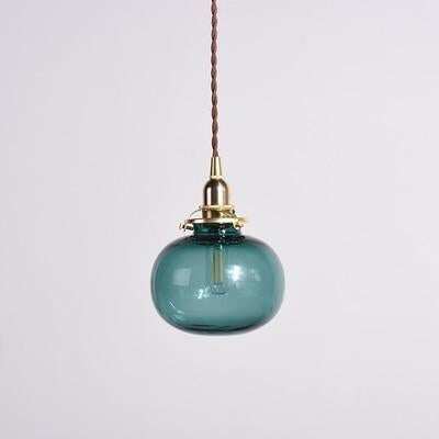 Modern Creative Glass Pendant Lamp Bar Bedside Bedroom Dining Room Decoration Pendant Lights Indoor LED E27 Combination Lighting