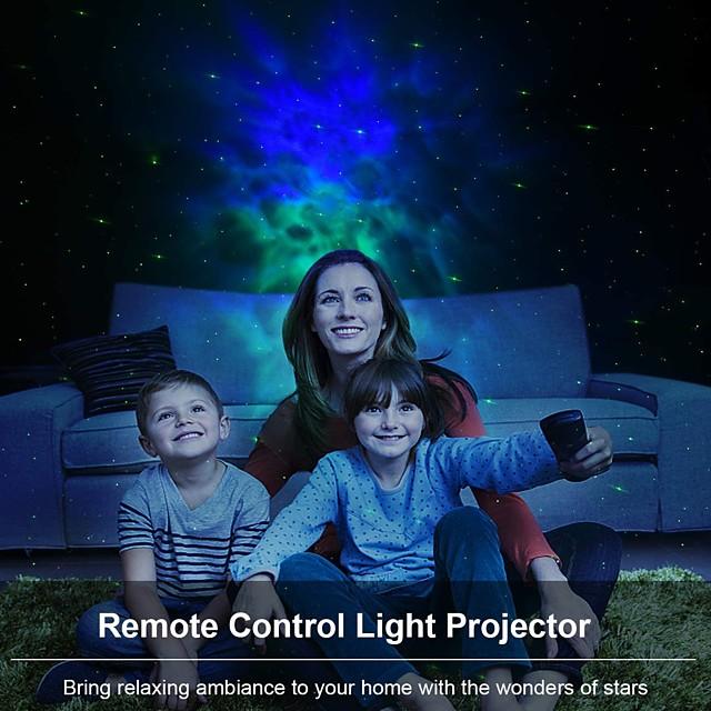 Star Projector Laser Galaxy Starry Sky Projector  LED Night Light with Remote Night Star Projector with 15 Mode Lighting Shows for For Bedroom and Party Decoration