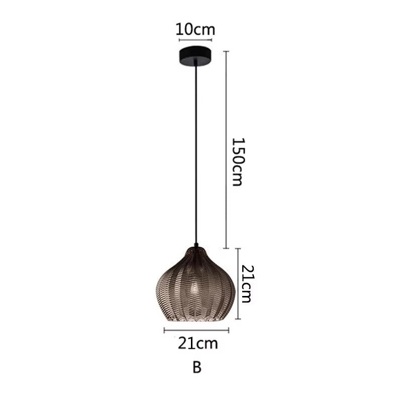Glass Pendant Lights Restaurant Hanging Lamp Kitchen Island Dining Table Bedroom Bedside Lamp