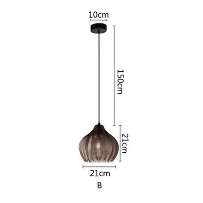 Glass Pendant Lights Restaurant Hanging Lamp Kitchen Island Dining Table Bedroom Bedside Lamp