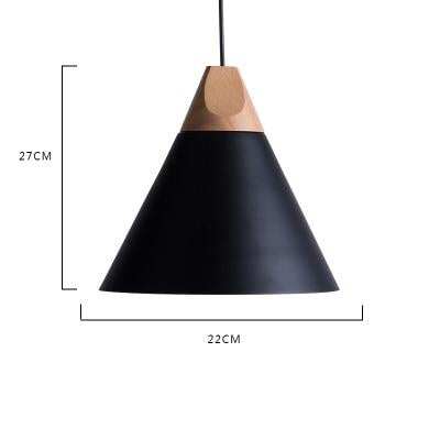 Pendant Lights Modern Wood Pendant Lamp Nordic light For Cafe Restaurant Bedroom Hanglamp Kitchen Colorful Suspension Luminaire