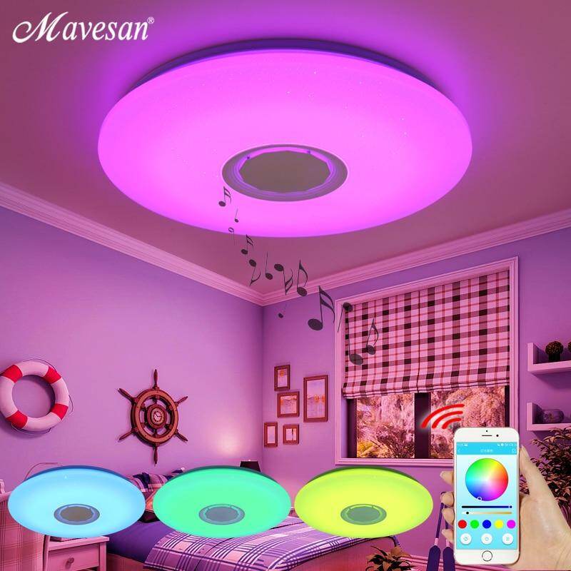 Music LED ceiling Lights RGB APP and Remote control ceiling lamp bedroom 25W 36W 52W living room light lampara de techo