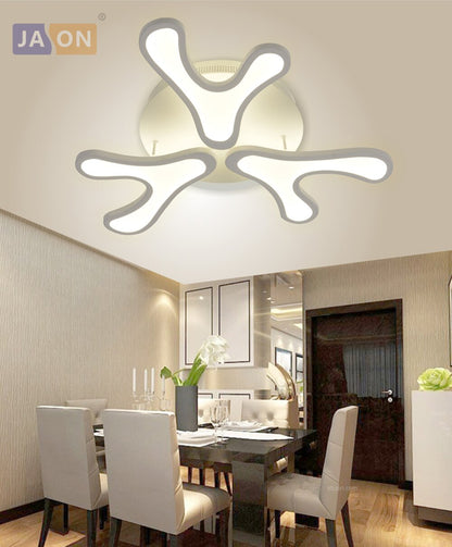 LED Modern Iron Acrylic Antlers Round LED Lamp.LED Light.Ceiling Lights.LED Ceiling Light.Ceiling Lamp For Foyer Bedroom