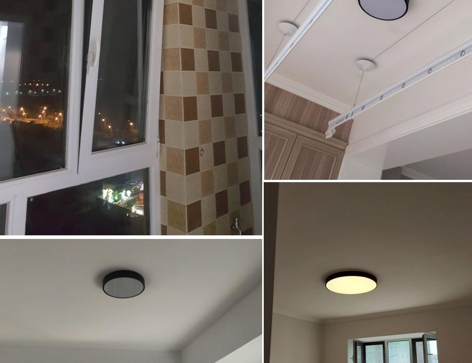 Dining Room Ceiling Light LED Bedroom Ceiling Lamp 2.4G Remote Control Dimming Lamp Living Room Decoration Light Iron AC90-260V