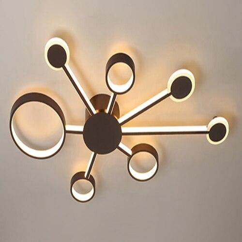 Modern Led Spaceship Chandelier Lighting Nordic Creative  Pendent Lamp For Living/Dining Room Bedroom Kitchen  Home