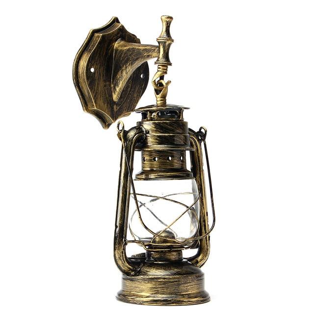 E27 Retro Classic Kerosene Lamp Wall Light Sconce Holder Portable Lights Adornment Bar Club Coffee Shop Restaurant Home Decor