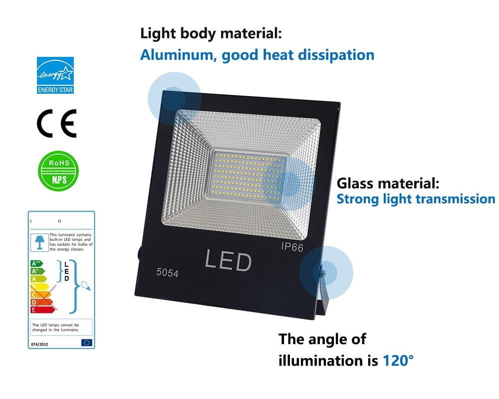 Led Reflector 50w 100w 150w Flood light Outdoor Led Light Waterproof IP66 Aluminum Led Floodlight Wall Lamp