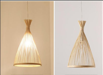 Restaurant Chandelier Bamboo Creative Personality Simple