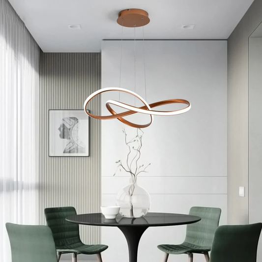New Design Gold Hanging Pendant Lamp 60W For 10-15Square Meters Bedroom Pendants Led Kitchen Led LightPendant Lamp